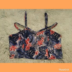 Women's Super Cute Floral Crop Top